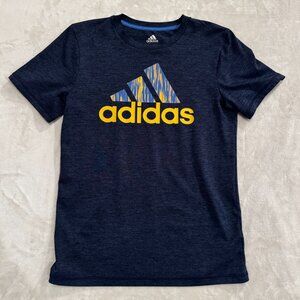 Adidas Navy Performance Shirt Boys Size Medium